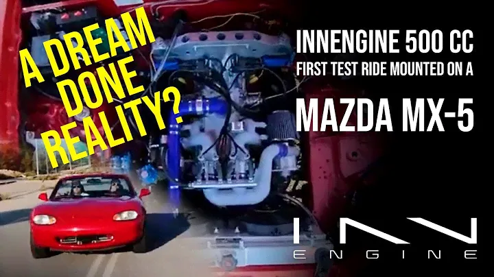 INNengine 500cc: first test ride mounted on a Mazda MX-5