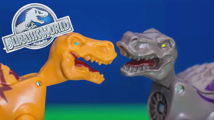 DINOSAUR Jurassic World Brawlasuarus Kid Toy Set a Jurassic World Dinosaur Toy Video Review