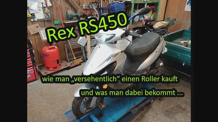 Rex RS450 | wie man versehentlich einen Roller kauft und was man dabei bekommt | Teil 1