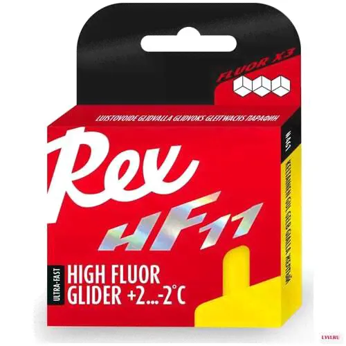 Высокофторовый парафин REX HF11 Racing Service Glider +2…-2°C, 40 г
