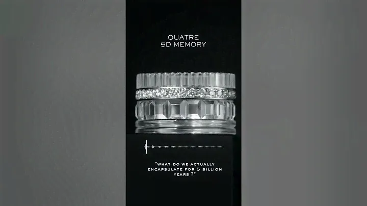 Quatre 5D Memory - Carte Blanche - Or Bleu - High Jewelry 2024 | Boucheron