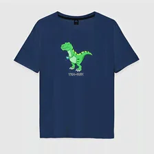 Мужская футболка оверсайз Динозавр Tea-Rex