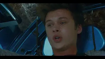 Jurassic world 2015  Zach and Gray Trying Escape Rex Movie Clips