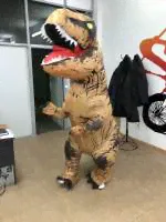 Костюм динозавра T Rex надувной-3