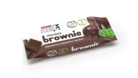 Protein Rex Пирожное протеиновое 50 гр Brownie-0