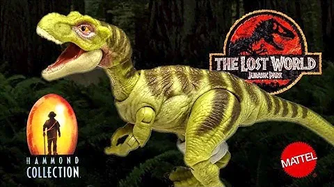 Mattel Lost World Jurassic Park Hammond Collection Young Tyrannosaurus Rex Review!!!