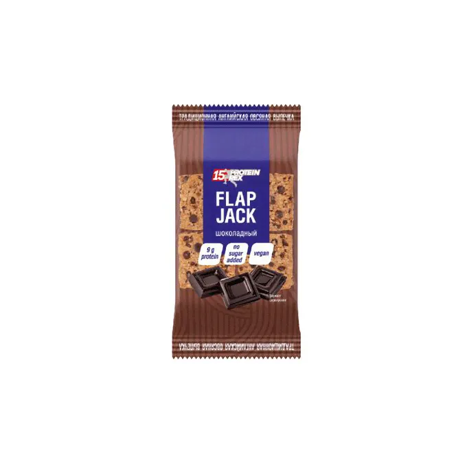Протеиновое печенье Protein Rex Flap Jack Овсяное шоколадное 60 г-0
