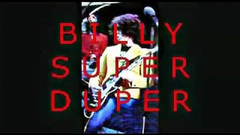 BILLY SUPER DUPER Marc Bolan and T Rex