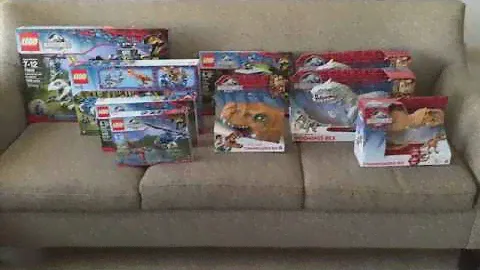 Jurassic World Lego and Hasbro Toys! Toy Haul and Overview!