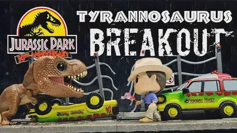 Jurassic Park 30th Anniversary Funko Pop Tyrannosaurus Rex Breakout Review!!!