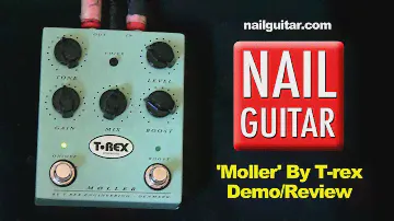 Moller (T-rex) Distortion / Overdrive Guitar Pedal Demo & Review