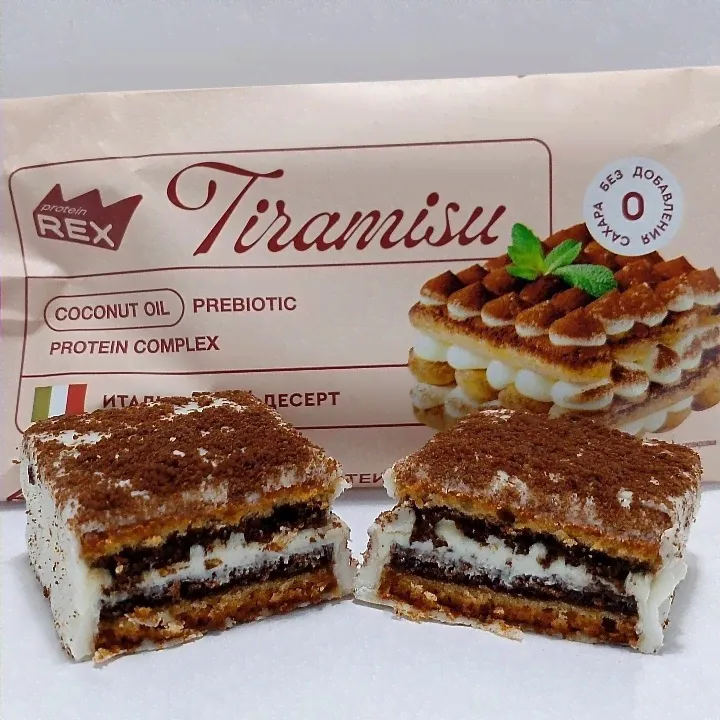 Пирожное протеиновое тирамису 40г. ProteinRex-0