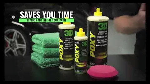 3D Poxy Montan Wax - Как продлить срок службы краски вашего автомобиля — 422OZ16