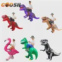 Взрослый надувной костюм динозавра T-rex, костюм для езды на Хэллоуин, рождественской вечеринке, маскарадный костюм-талисман, платье для косп... (art.: 3920c0ba961d1)