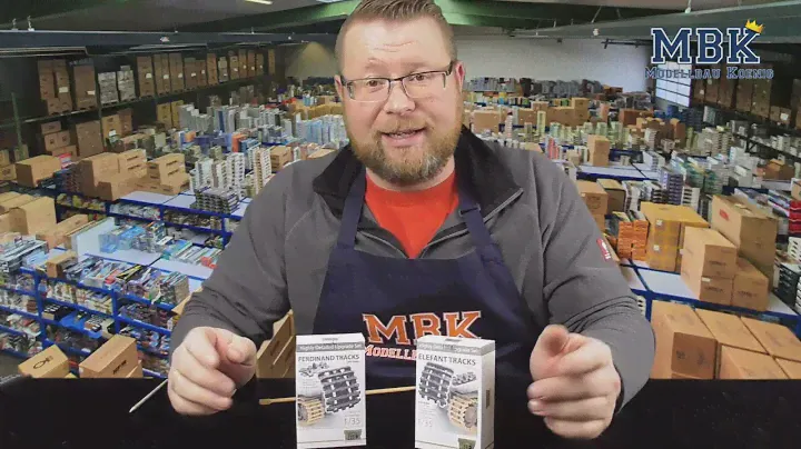 MBK unboxing #586 - Panzerjäger Elefant Tracks + Ferdinand Tracks (T-Rex 85035 + 85034)