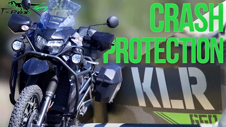 Installing T-Rex crash guards 2023 Kawasaki KLR 650