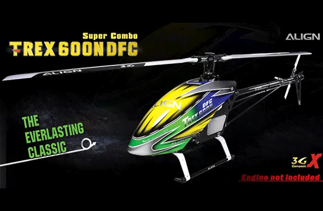 Радиоуправляемый вертолет Align T-Rex 600 Nitro DFC Super Combo - RH60N01XT-1