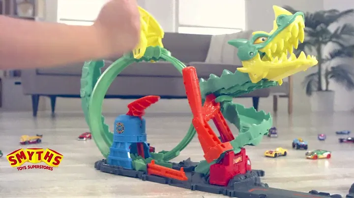 Hot Wheels Dragon Drive Firefight Playset and Vehicle - Smyths Toys
