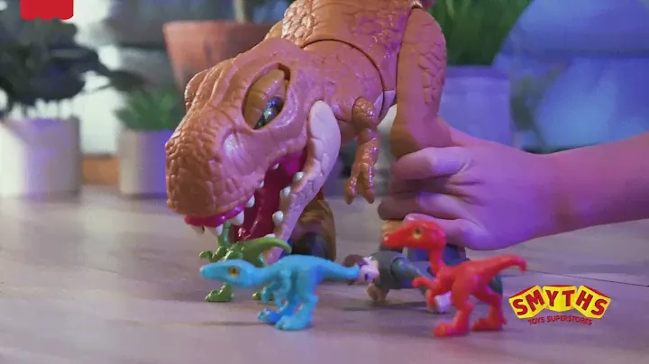 Imaginext Jurassic World Thrashin' Action T.Rex Figure - Smyths Toys