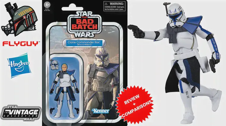 Star Wars The Vintage Collection Clone Captain Rex (Bracca Mission) Figure Review VC317 FLYGUYtoys