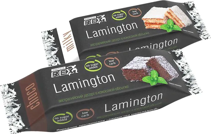 Rex Protein Пирожное Lamington 50 g