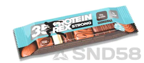 Protein Rex Батончик STRONG 100 гр протеиновый 35%-2