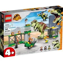 Конструктор LEGO Jurassic World Прорыв тираннозавра T-Рекса T. rex Dinosaur Breakout 140 деталей