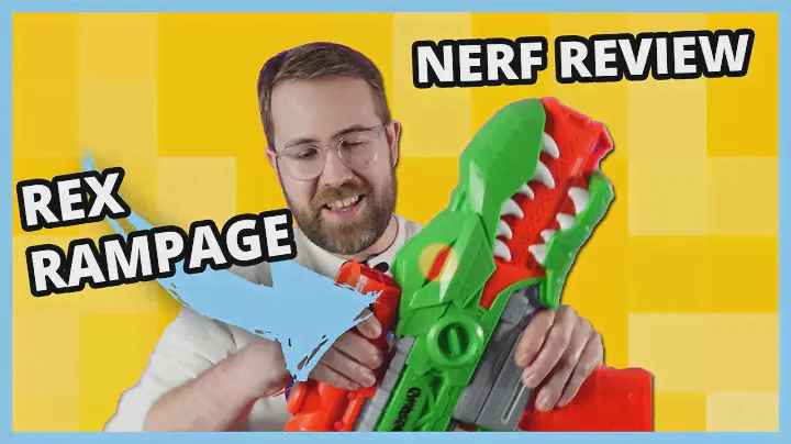 Nerf Rex Rampage Review. KING of the Nerf Dinosquad Blasters!