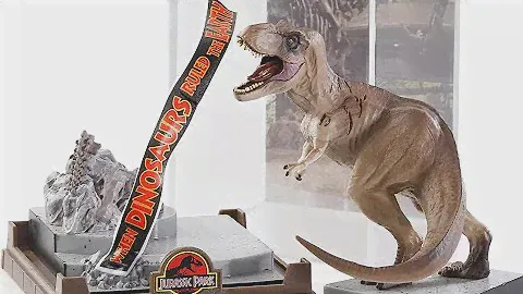 T-Rex When Dinosaurs Ruled the Earth Diorama from Noble Collections 'Jurassic World Dominion'