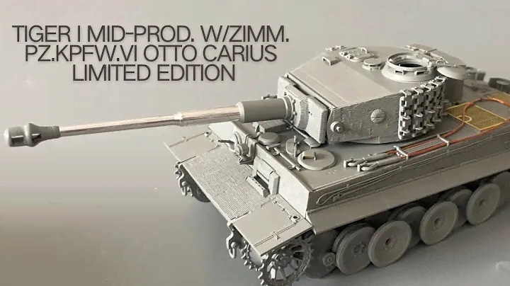 Takom 2200 1/35 TIGER I MID-PROD. w/ZIMM. Pz.Kpfw.VI Otto Carius LIMITED EDITION  full build part 1