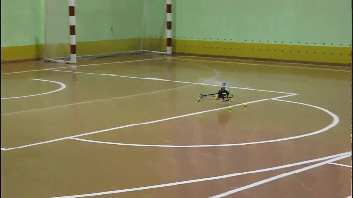 Облет вертолета copter-x 450 (t-rex)