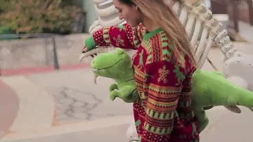 Dinosaur Ugly Chirstmas Sweater: 3D T-Rex Plushie Sweater