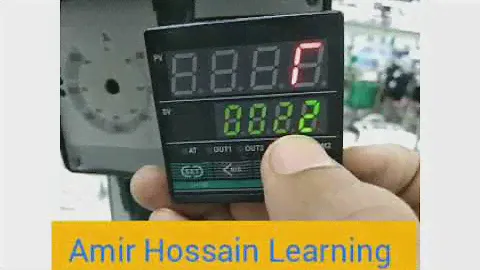 CH102 temperature controller PID and on/off mode setting.