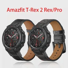 Ремешок из натуральной кожи Для смарт-часов Amazfit TREX T Rex 2 TRex Pro Заменит Ремни Для браслетов Huami Amazfit T-Rex