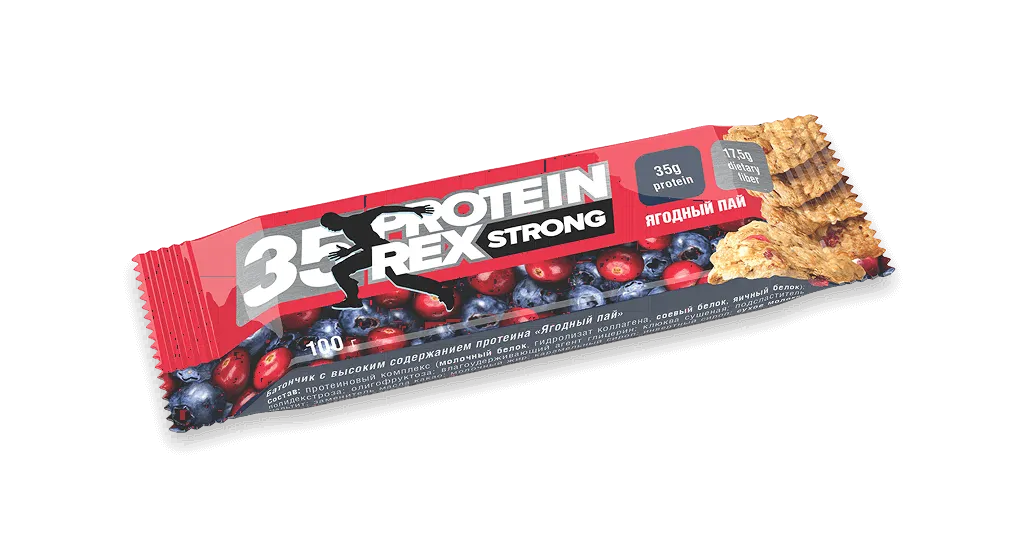 Батончик ProteinRex – Ягодный пай