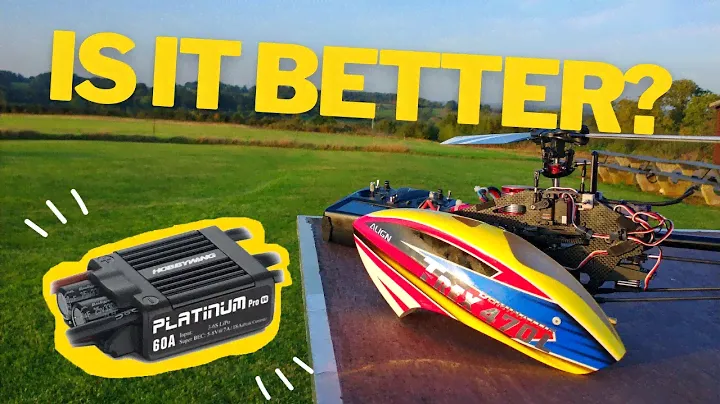 Align T-Rex 470L gets Hobbywing 60A ESC