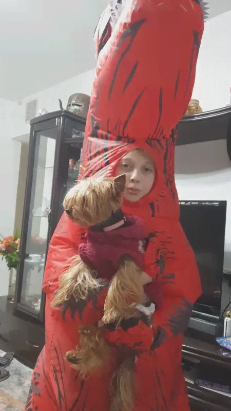 🛍 Надувной костюм динозавра T REX для взрослых, костюмы для косплея и вечеринки, аниме маскарадный костюм на Хэллоуин для мужчин и женщин