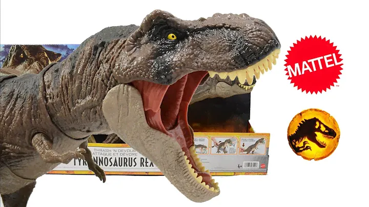 Thrash N Devour Tyrannosaurus Rex REVIEW | Jurassic World Dominion | Mattel Jurassic World
