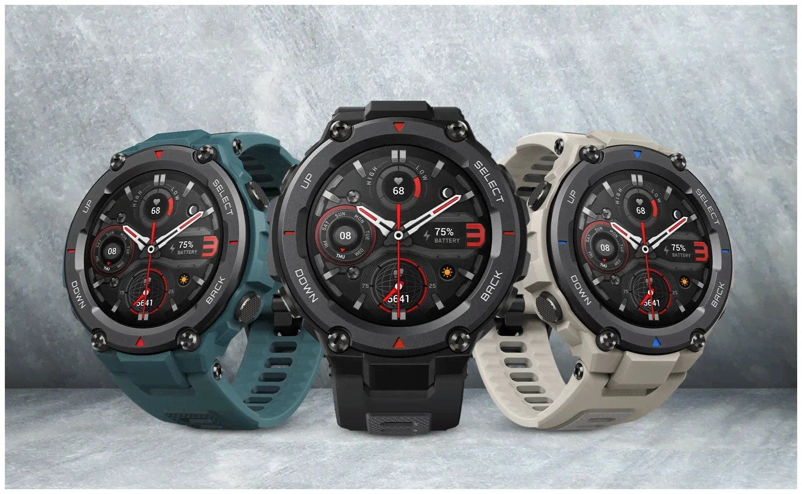 Xiaomi Умные часы Amazfit A2013 T-Rex Pro Steel Blue носимый гаджет-4
