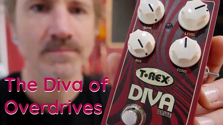 T-Rex effects Diva Drive - Classy & Classic Overdrive with blend control