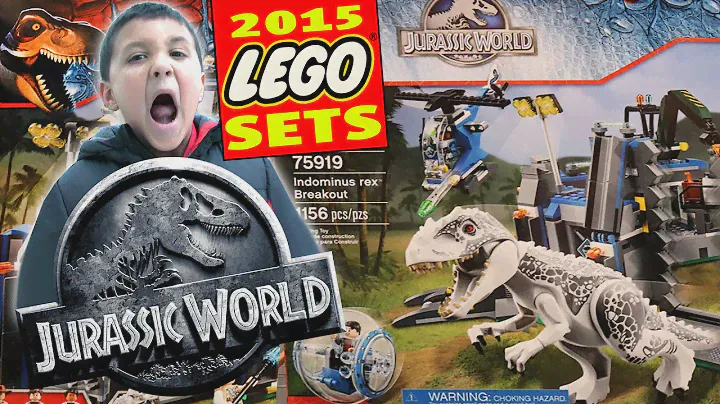 Jurassic World LEGO Sets! Indominus Rex Breakout, T. Rex Tracker + More (New 2015 Toys)