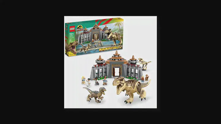 LEGO 76961 Jurassic Park Visitor Center: T. Rex and Raptor Attack