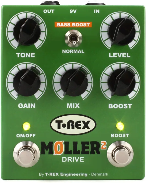 T-REX Moller 2 Classic Overdrive Pedal w/ Clean Boost 10034