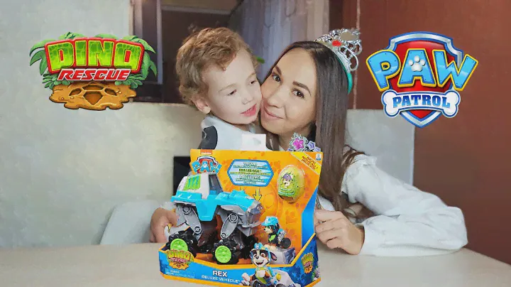 Paw patrol.  Rex is a dinosaur expert. Щенячий патруль. Рэкс - эксперт по динозаврам.