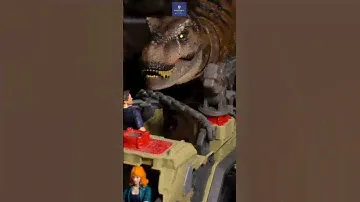 JURASSIC WORLD Stop Motion "Battle the Hammond Collection T.Rex" - Lawrence Becker Animation