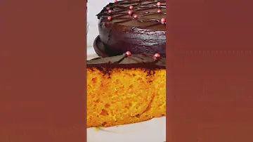 Невероятный Морковный🥕 Бисквит с Шоколадной глазурью!✨