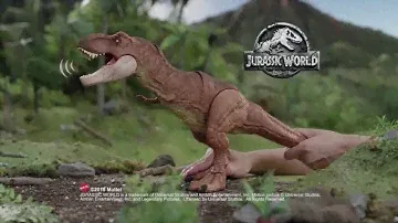 Jurassic World - Thrash ‘N Throw T-Rex™ Figure Official TV Commercial :30 | Mattel Action!