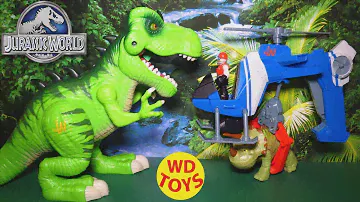 Герои PLAYSKOOL JURASSIC ВСЕМИРНОЙ DINO TRACKER вертолет с T-Rex