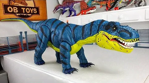 CUSTOM SUPER COLOSSAL T-REX MAMENCHISAURUS HYBRID DINOSAUR TOY REPAINT | TYRANNOSAURUS REX | TREX