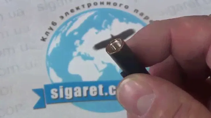 Аккумулятор с кнопкой (ручной) на электронную сигарету 510 на 340 mAh